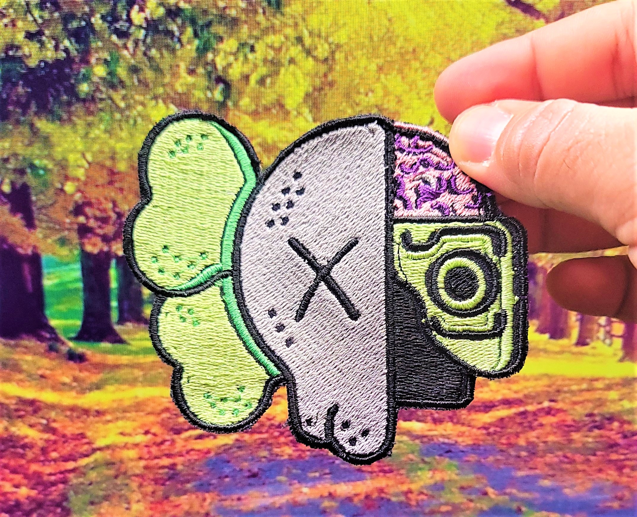Embroidered Patch KawFace